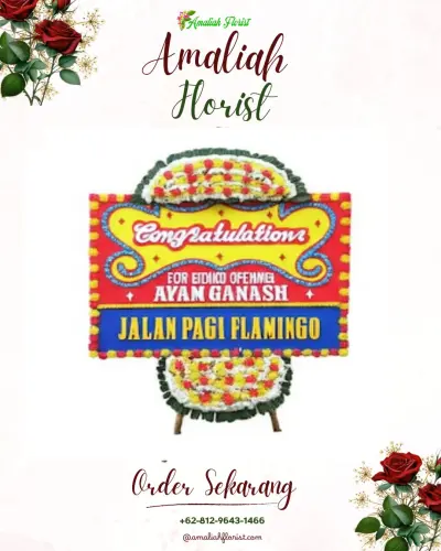 Bunga Papan Congratulation di Kapetakan